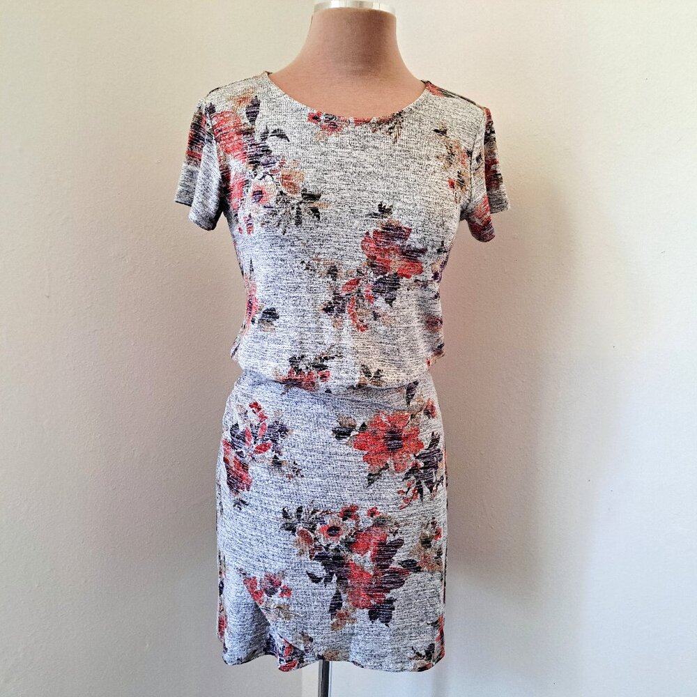 Market Spruce Women's Floral Mini Dress Multicolor Short Sleeve Size S NWT
